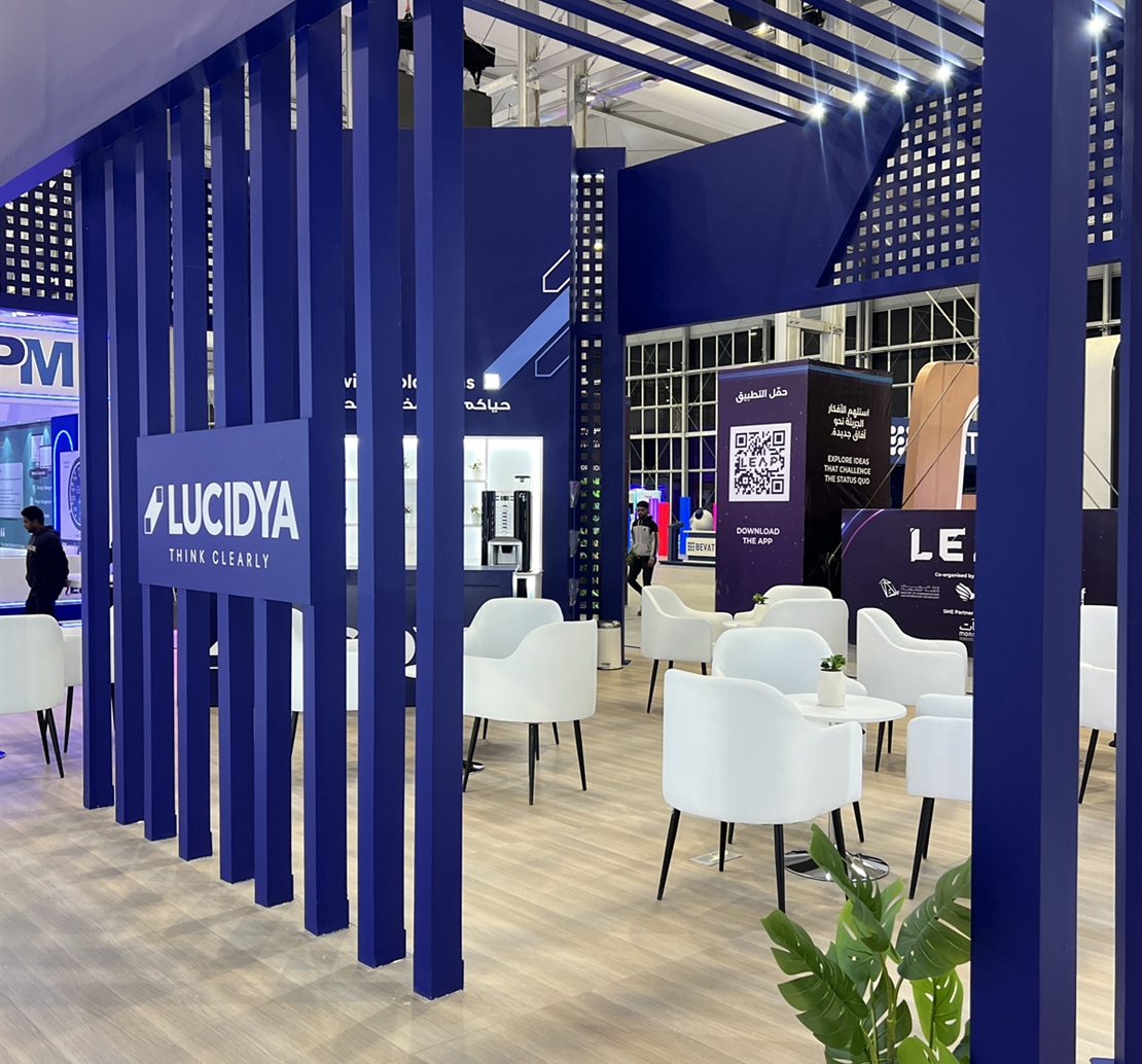 LUCIDYA Booth, Riyadh,KSA